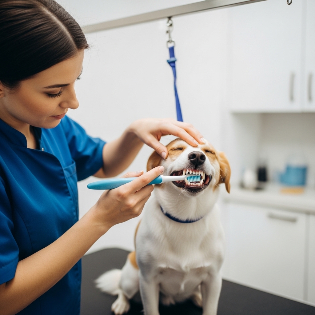 dog teeth brushing service